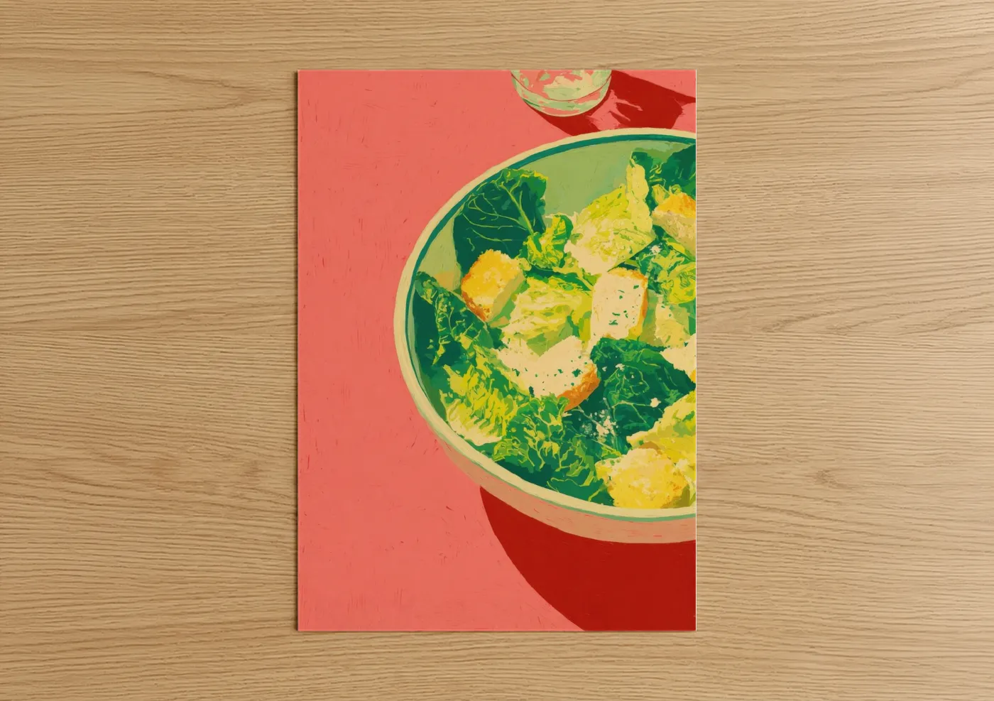 Fresh Poultry Salad Bowl Pop Wall Art