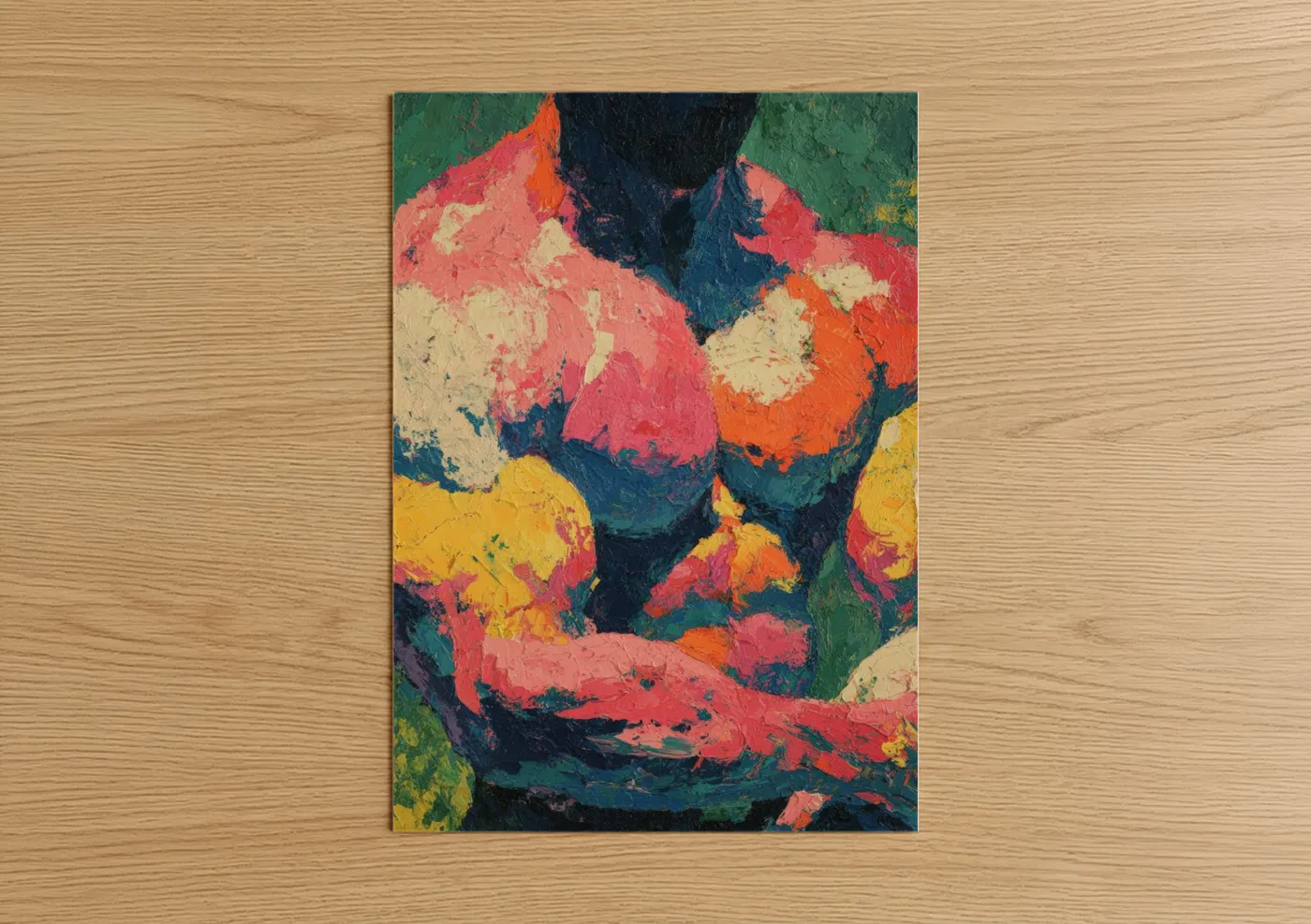 Muscular Strength Abstract Expressionism Wall Art