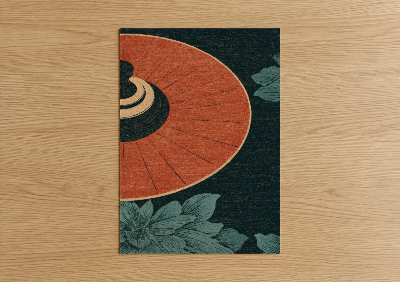 Crimson Roulette Wheel Casino Wall Art