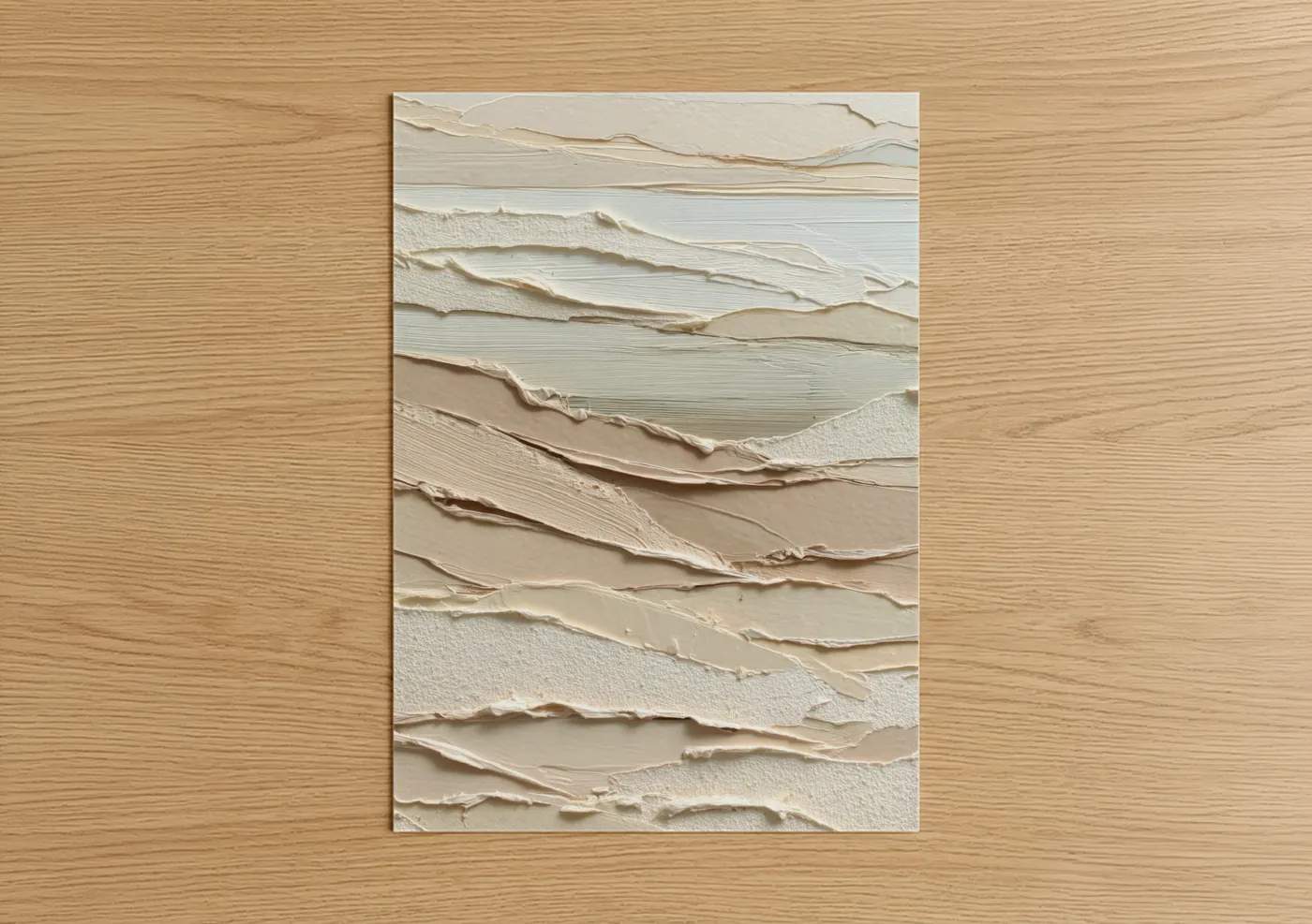 Abstract Textured Minimalist Wall Art