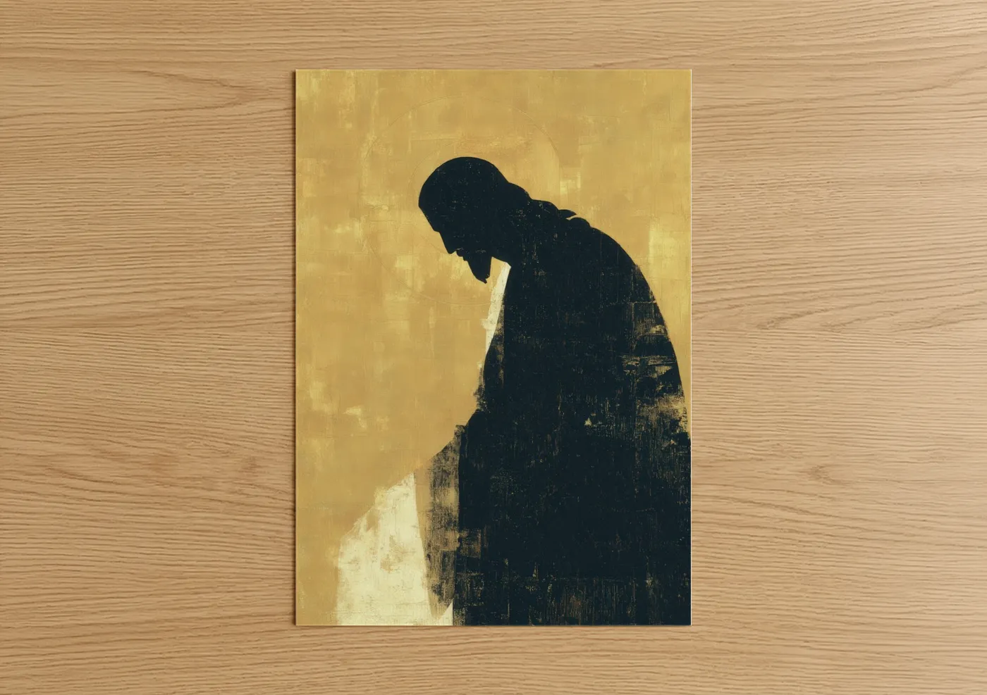 Contemplative Christ Spiritual Wall Art