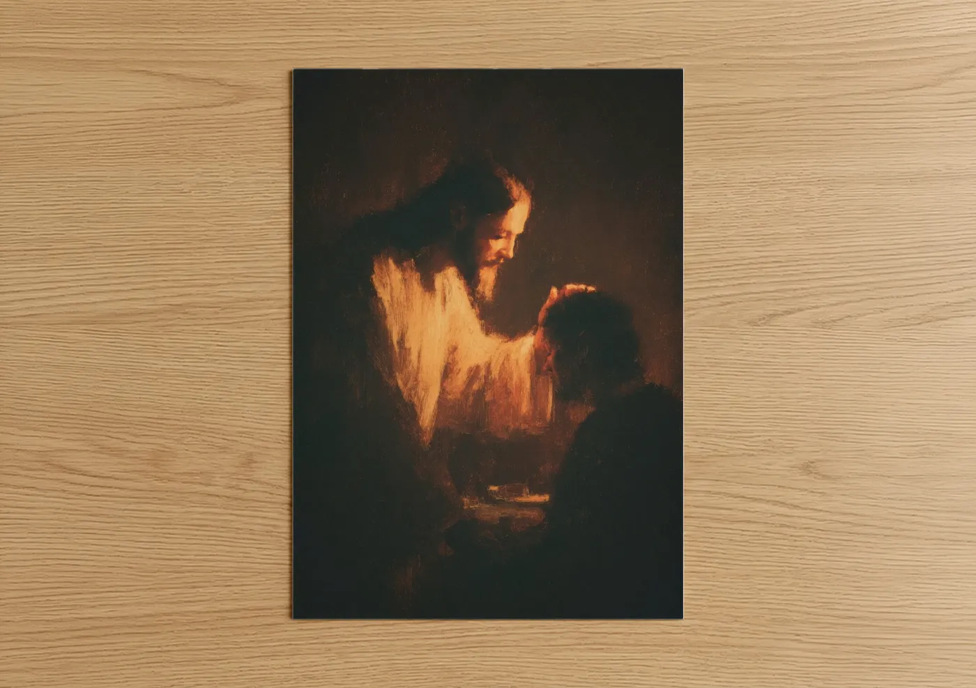 Jesus Christ Spiritual Light Divine Wall Art