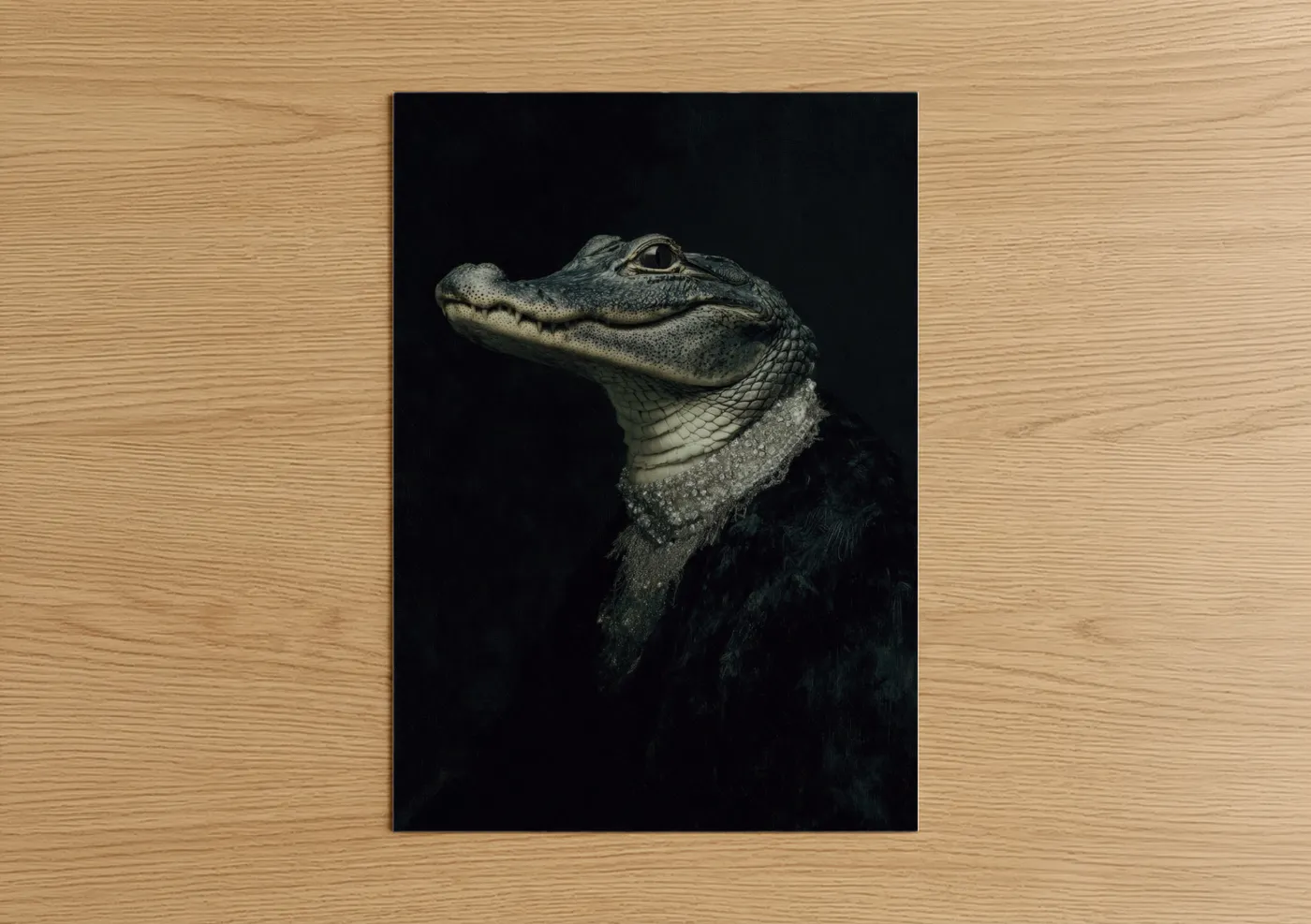 Distinguished Alligator Portrait Wildlife Wall Art