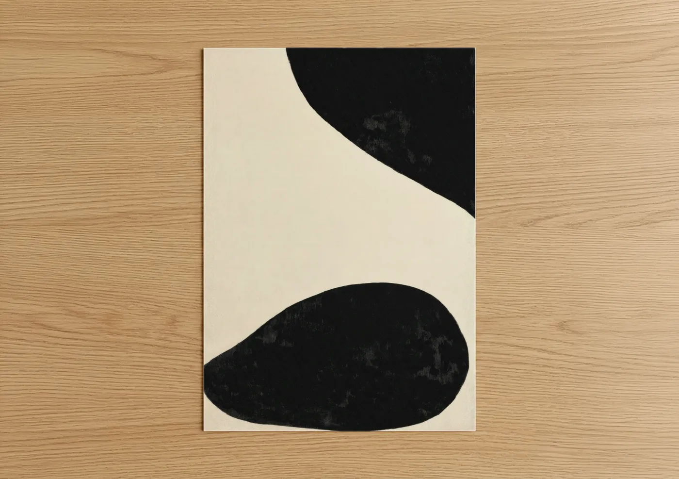 Organic Curves Abstract Minimalist Wall Art