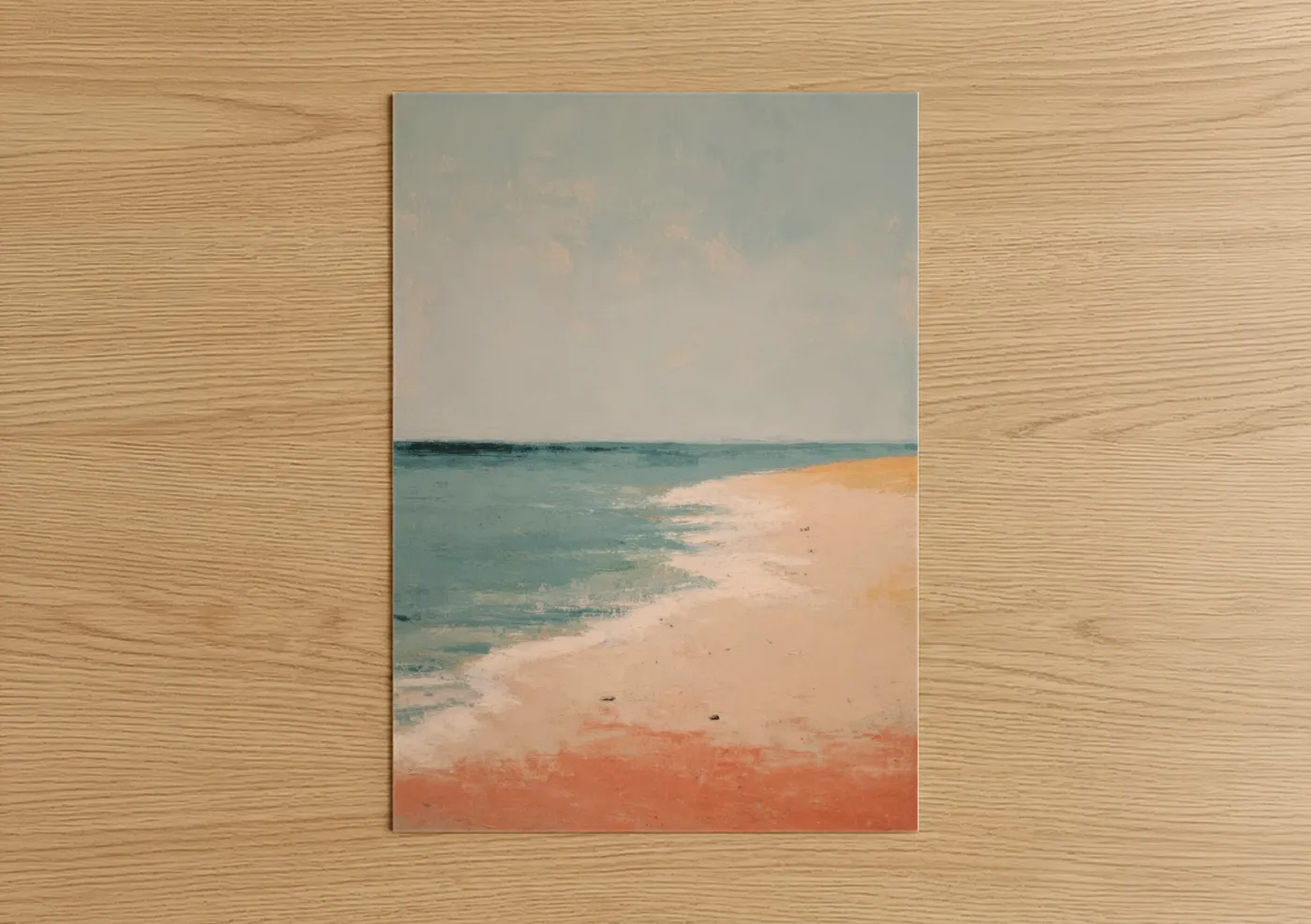 Peaceful Beach Summer Seascape Wall Art