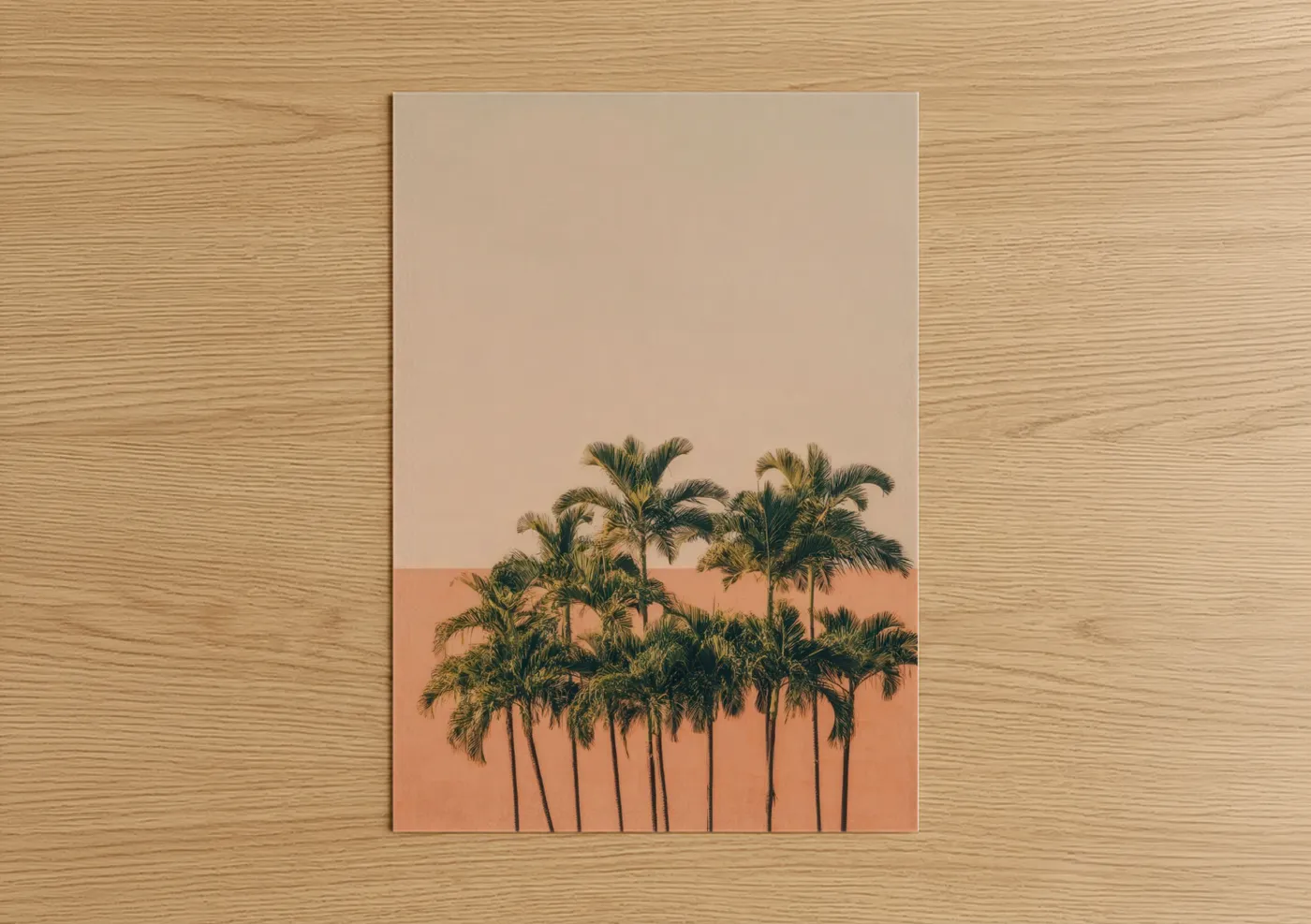 Desert Palm Grove Tropical Landscape Wall Art