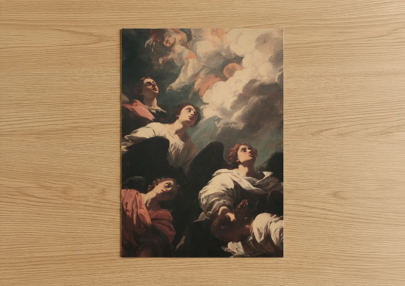 Heavenly Ascension Angels Religious Wall Art