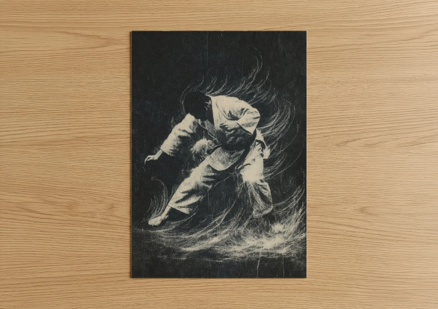 Dynamic Judo Throw Martial Arts Wall Art
