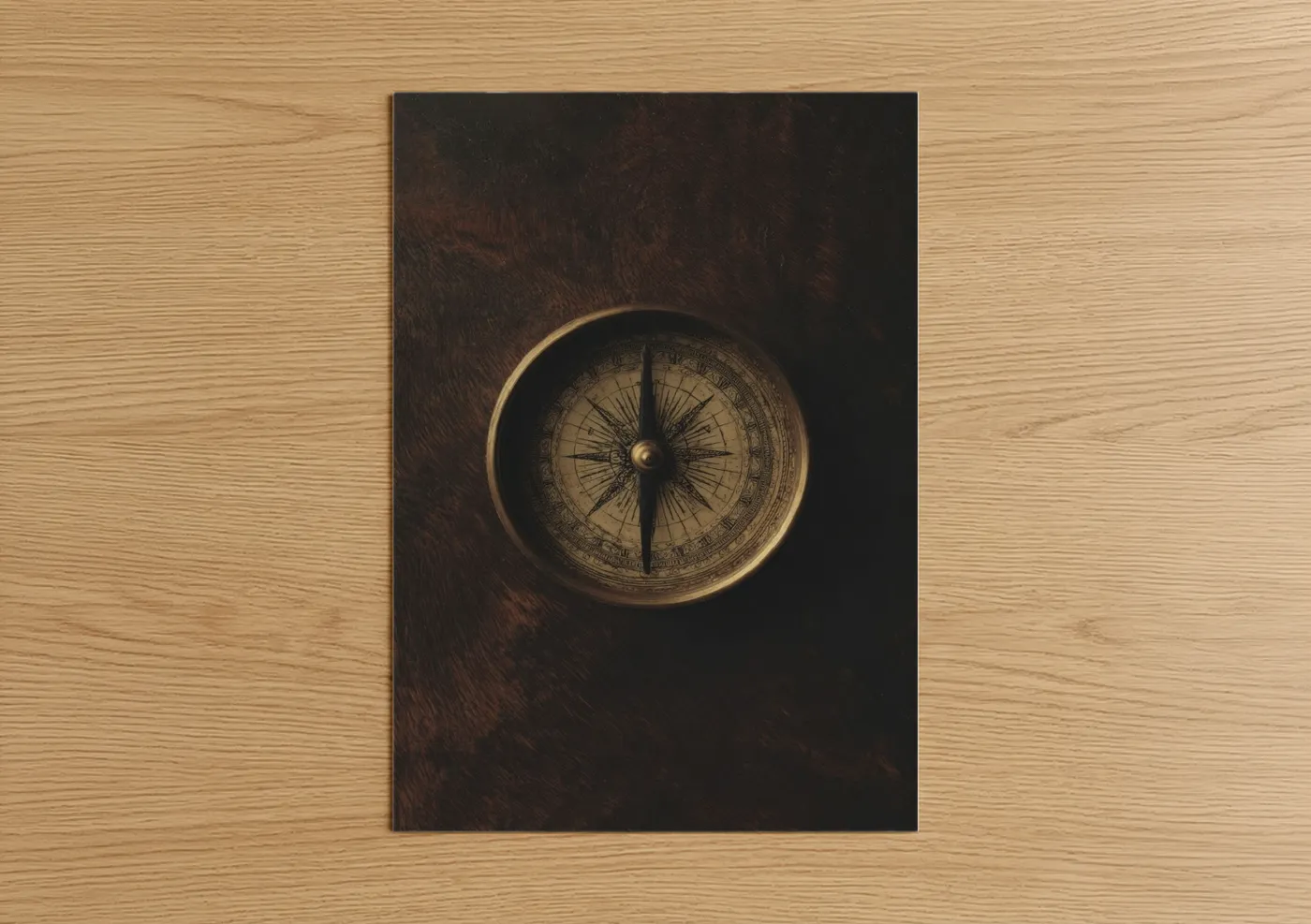 Vintage Compass Nautical Decor Wall Art