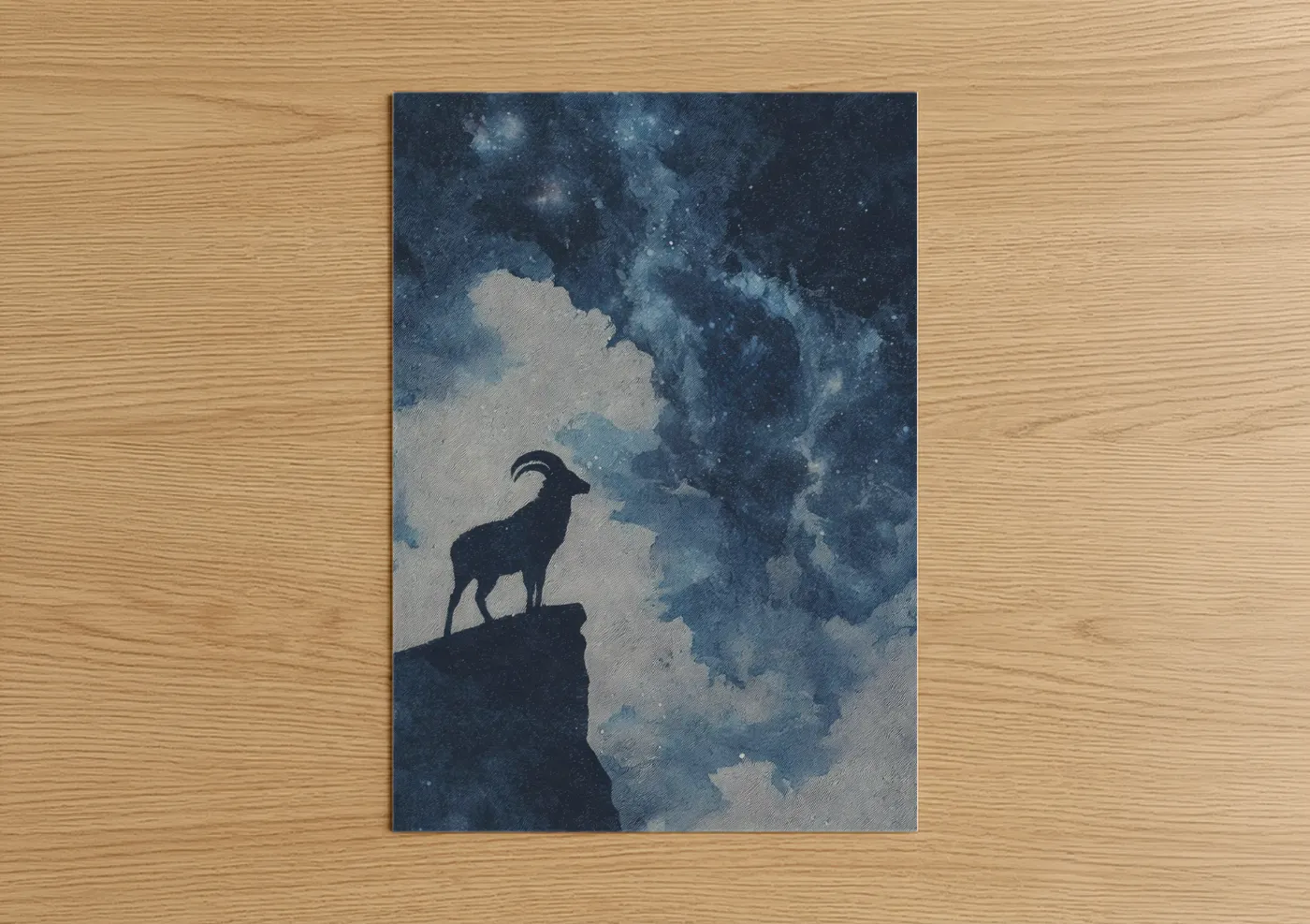 Capricorn Zodiac Night Sky Wall Art