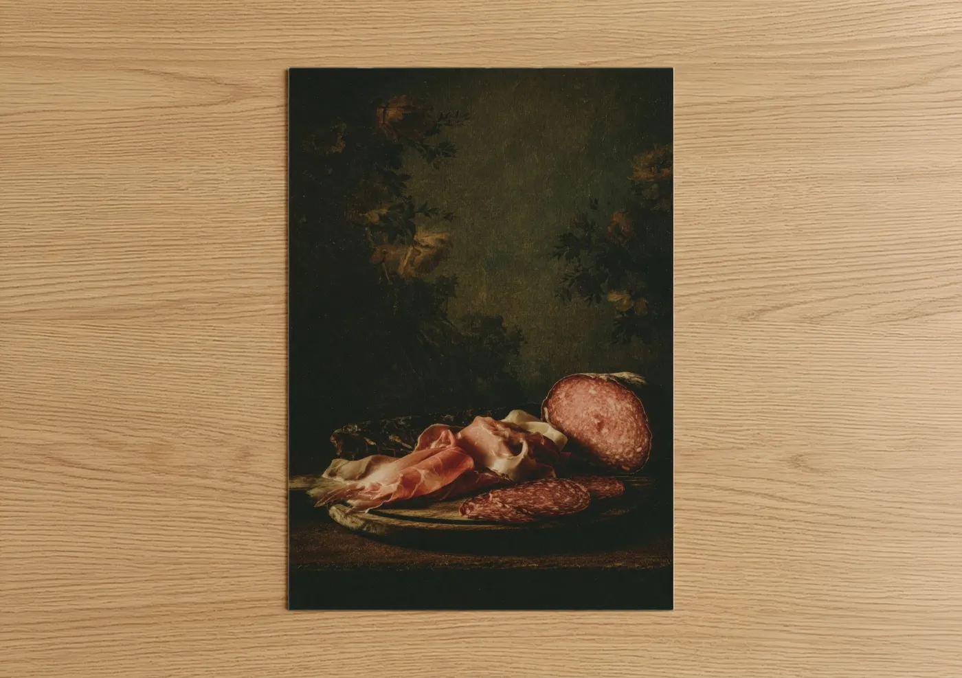 Vintage Charcuterie Still Life Wall Art