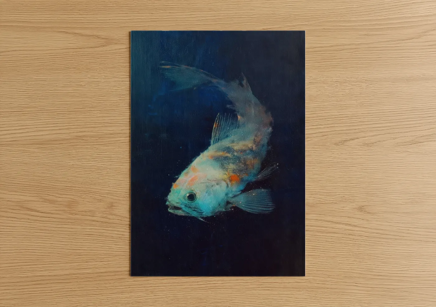 Celestial Dragon Fish Deep Sea Wall Art