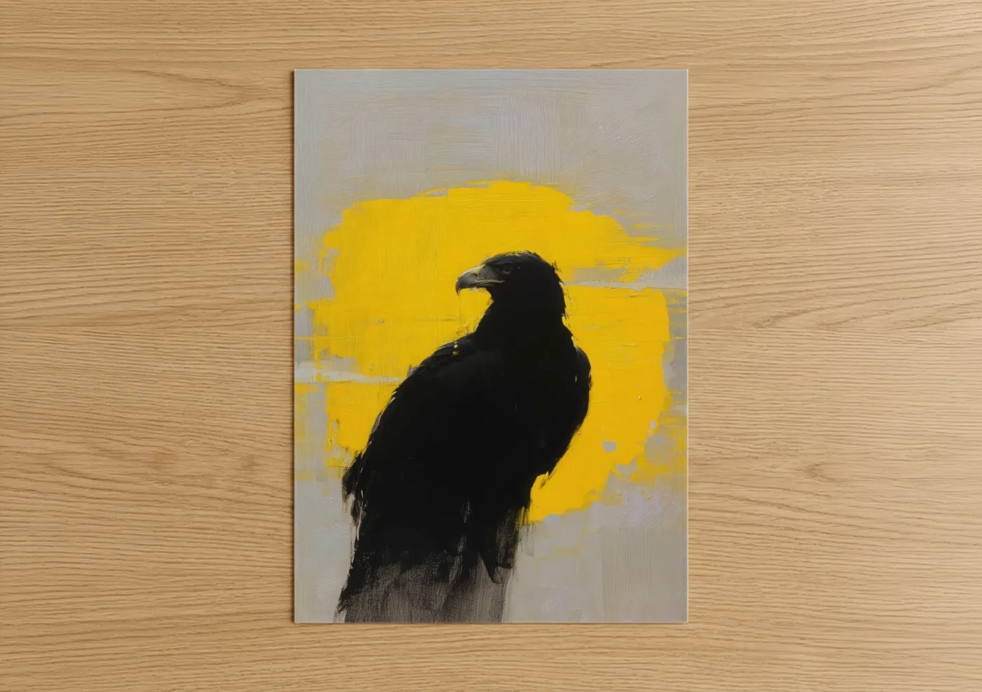 Golden Eagle Portrait Modern Wall Art
