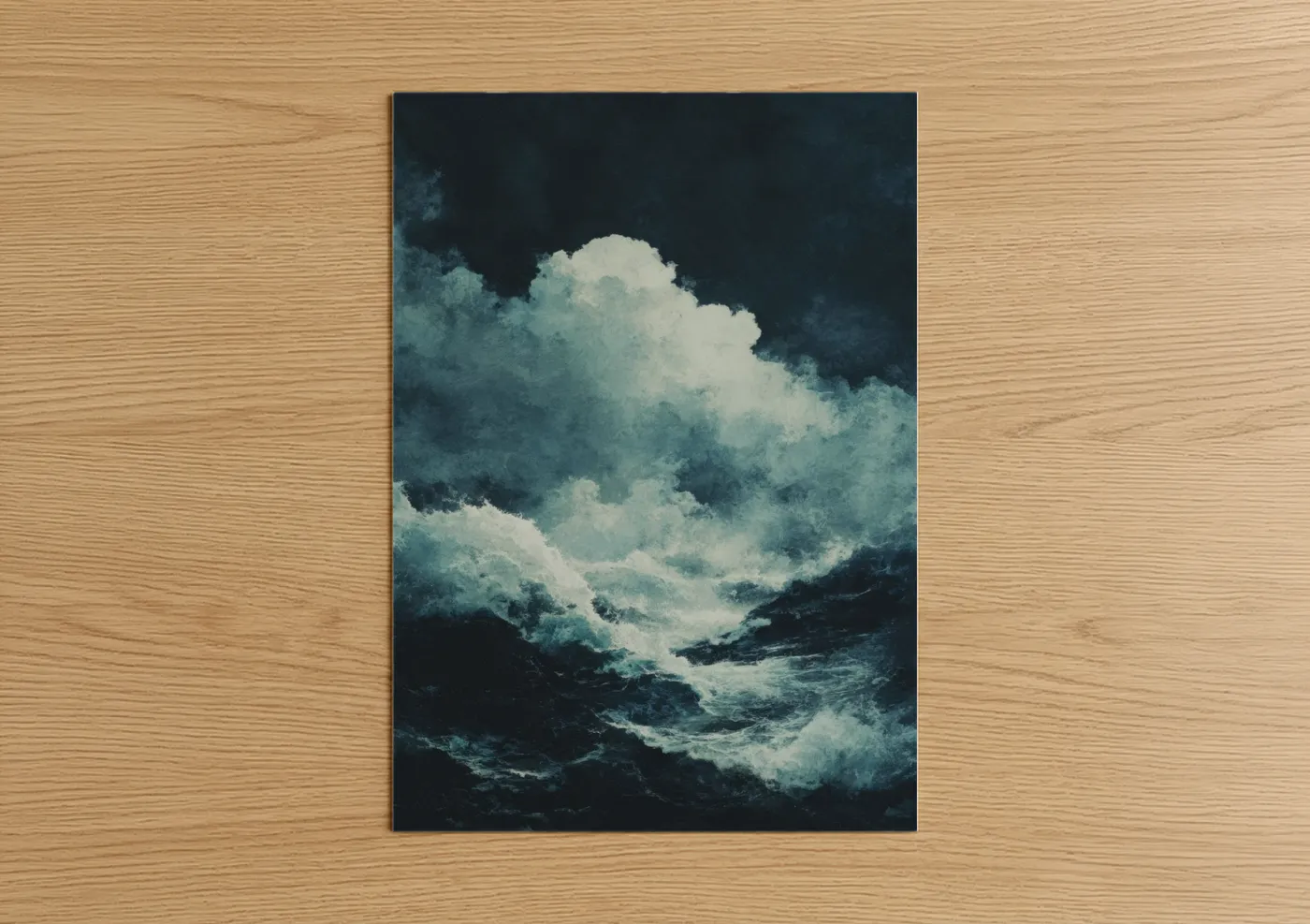 Stormy Ocean Swell Dramatic Seascape Wall Art