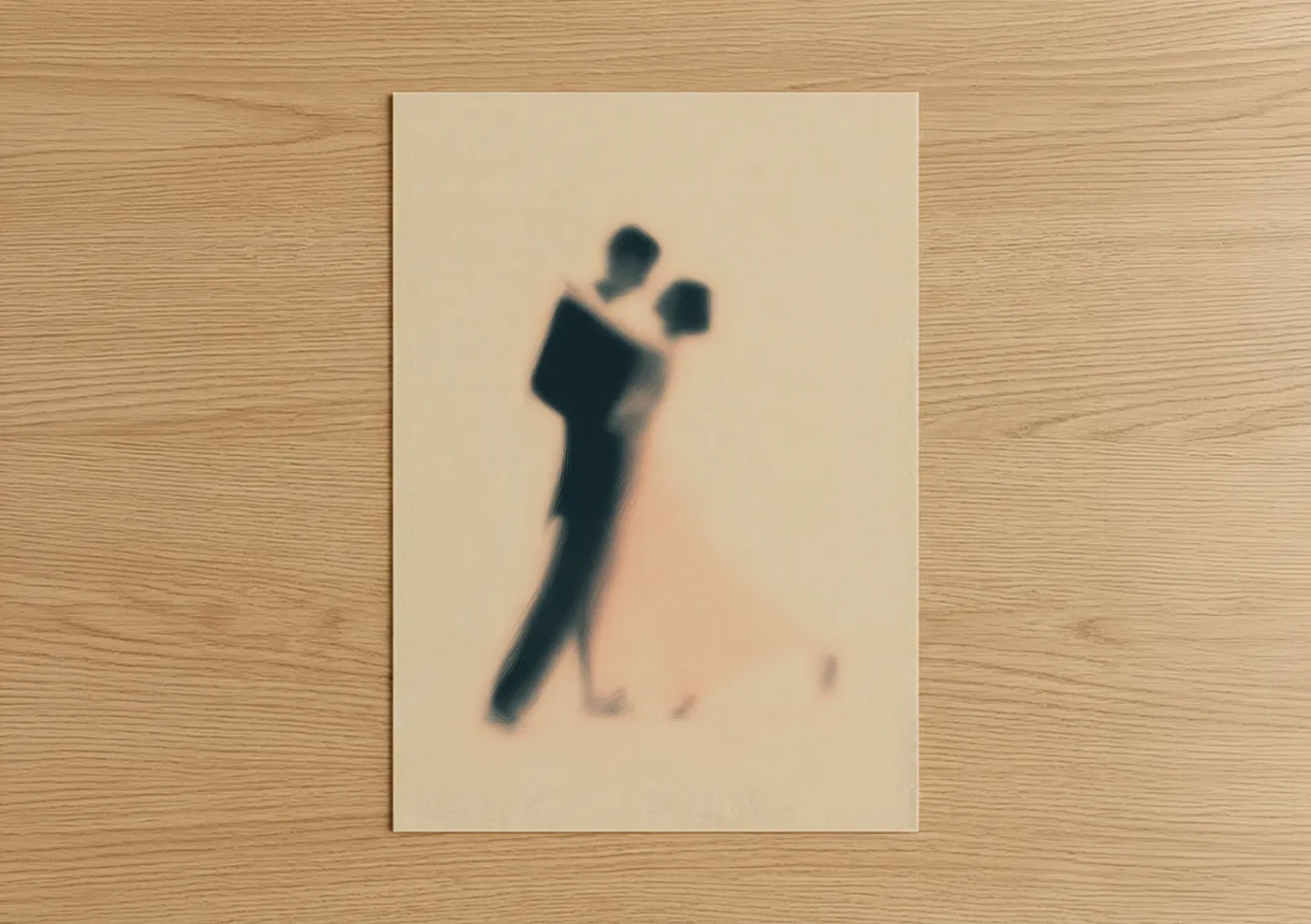 Passionate Salsa Dancer Motion Wall Art