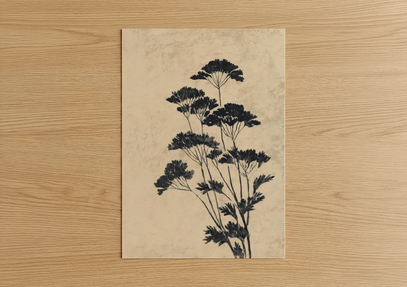 Botanical Herbs Vintage Botanical Illustration Wall Art