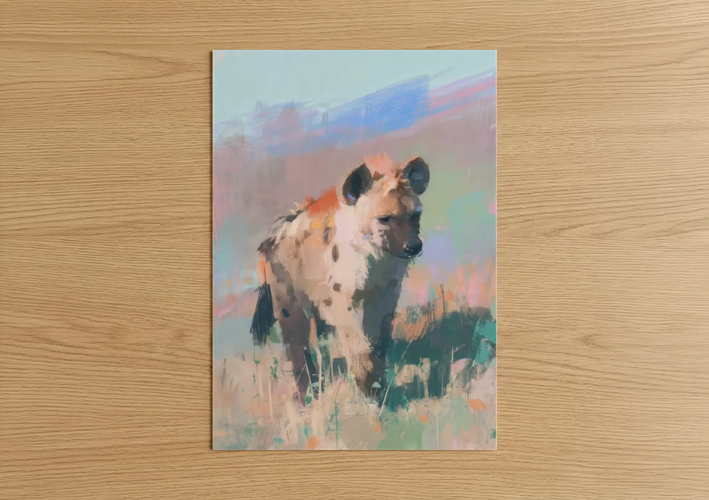 Savanna Hyena Contemporary Art Wall Art