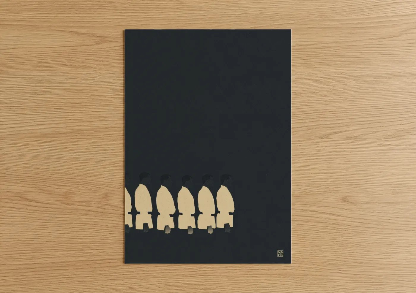 Minimalist Jiu Jutsu Martial Artists Wall Art