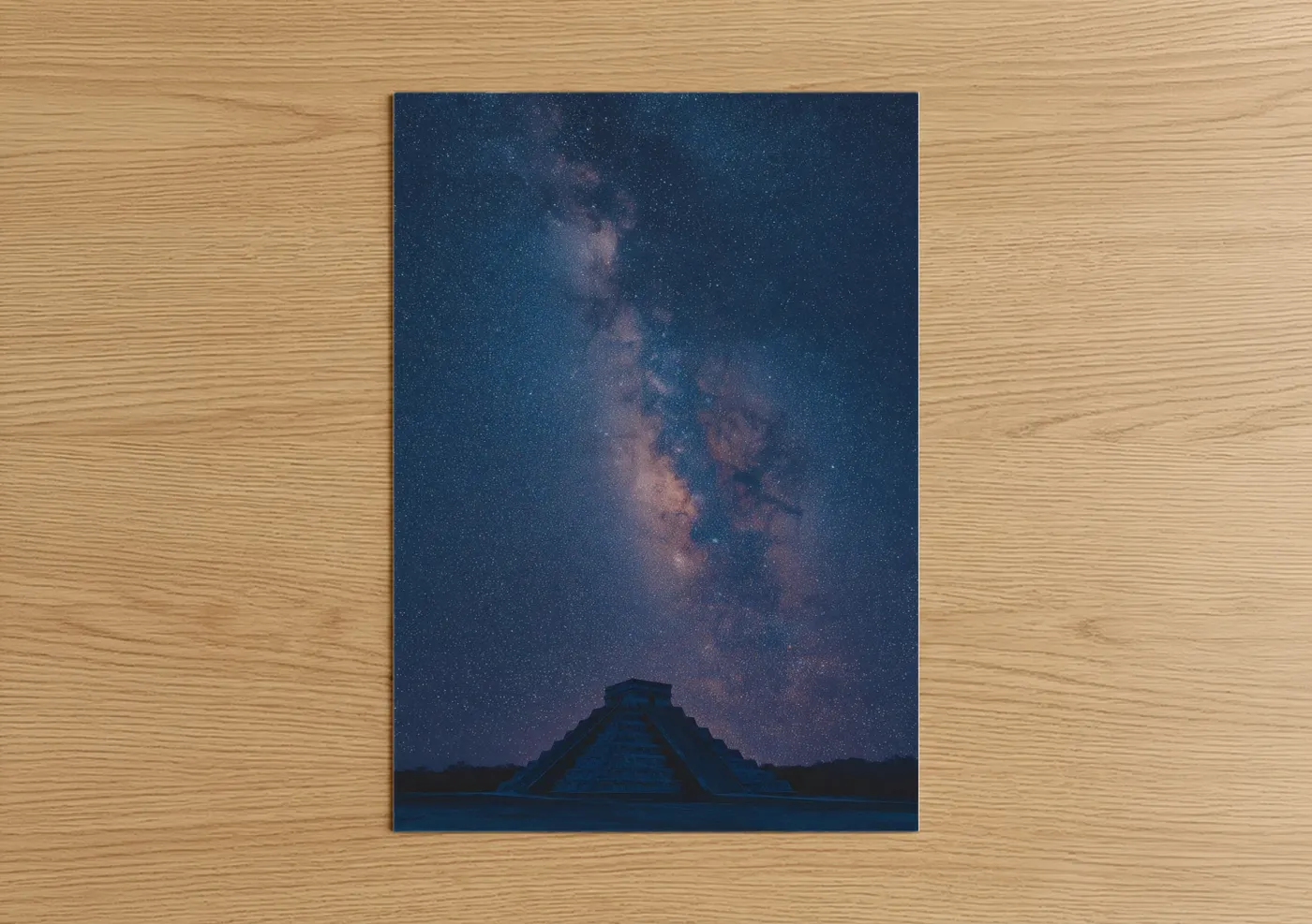 Chichen Itza Milky Way Night Sky Wall Art