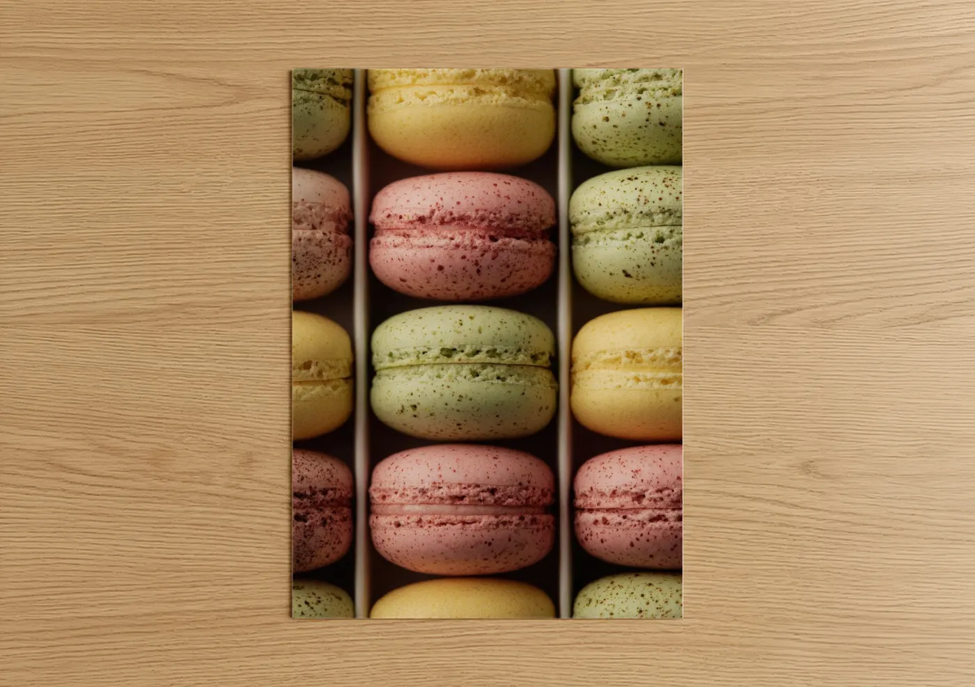 Colorful French Macarons Baking Wall Art