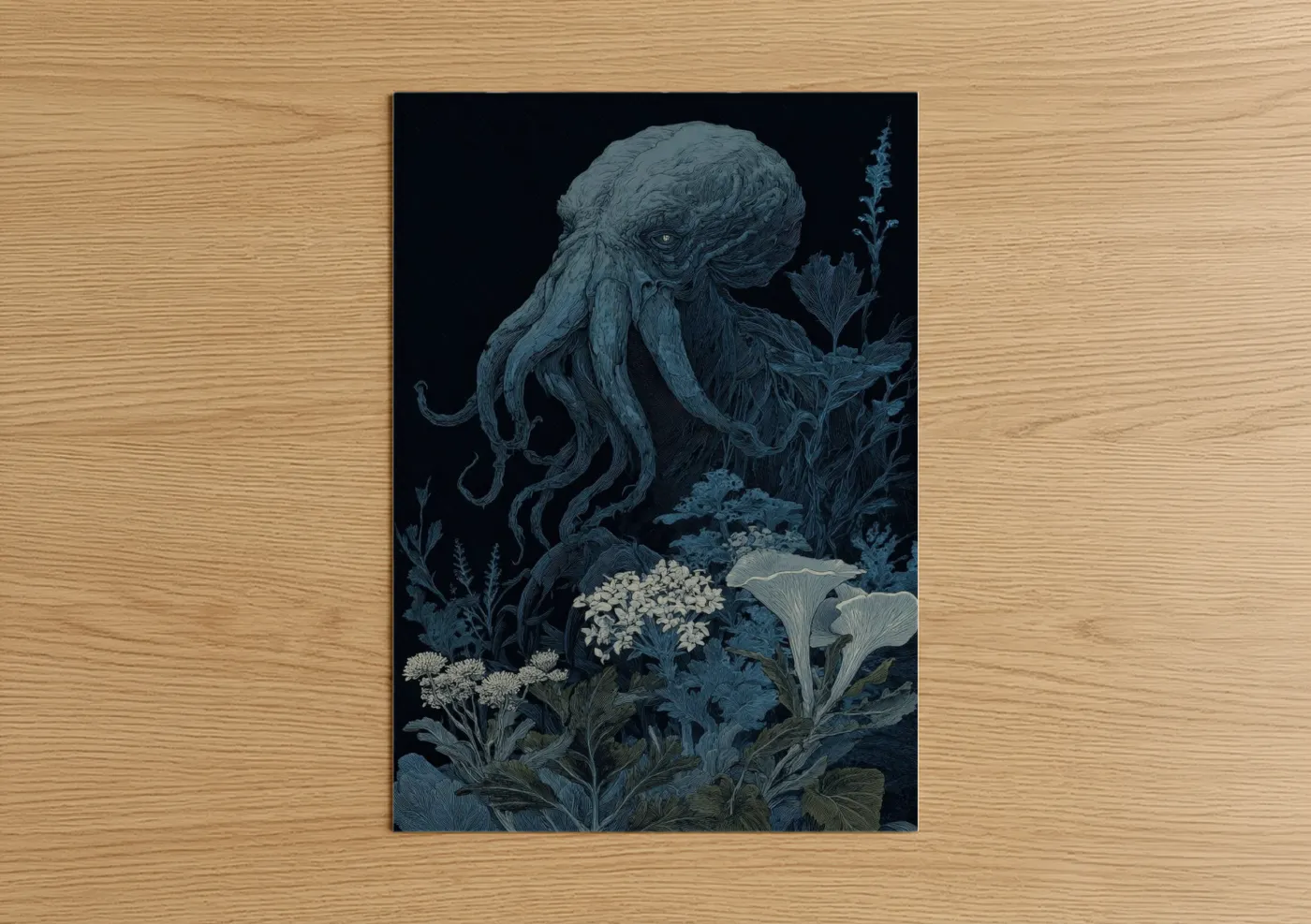 Abyssal Cthulhu Mythical Creature Wall Art