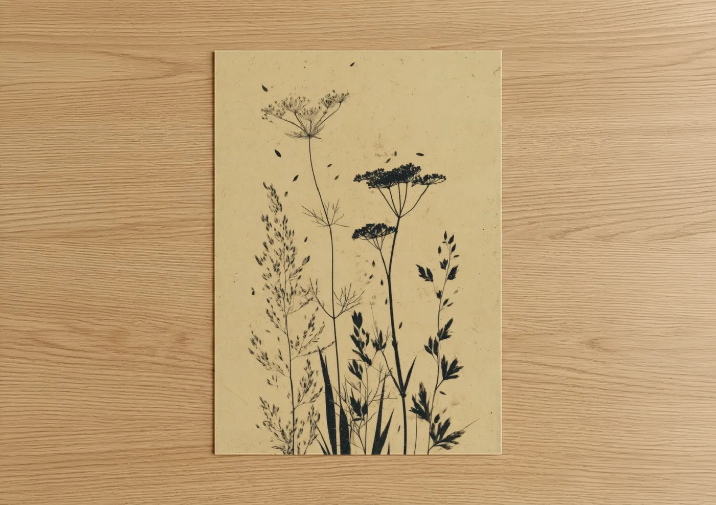 Botanical Herbs Vintage Botanical Illustration Wall Art