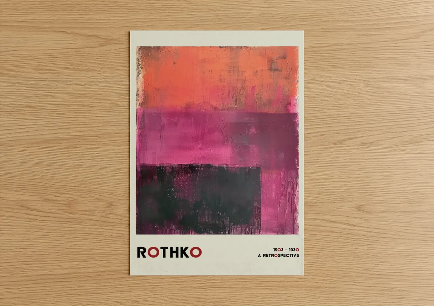 Rothko Sunset Abstract Expressionism Wall Art