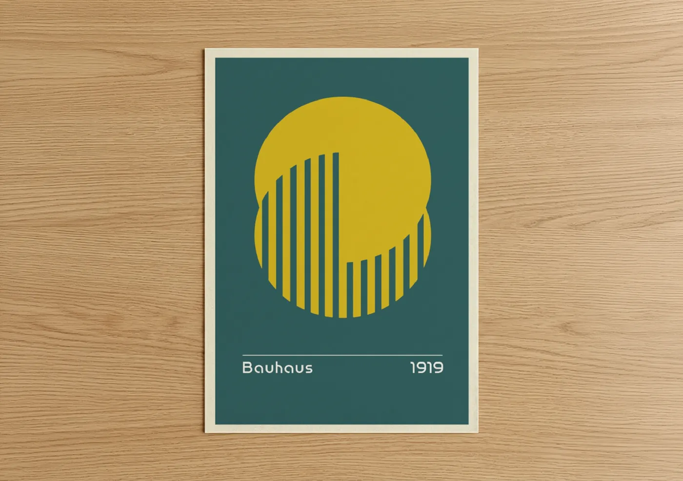 Bauhaus Geometric Abstract Art Design Wall Art