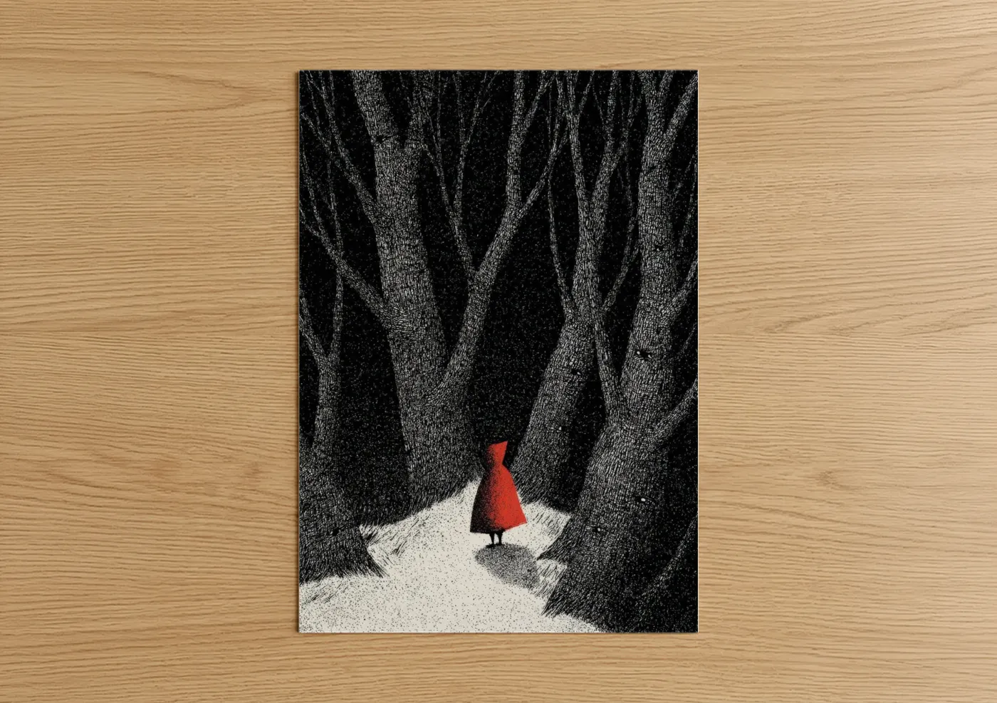 Red Riding Hood Fairytale Forest Wall Art