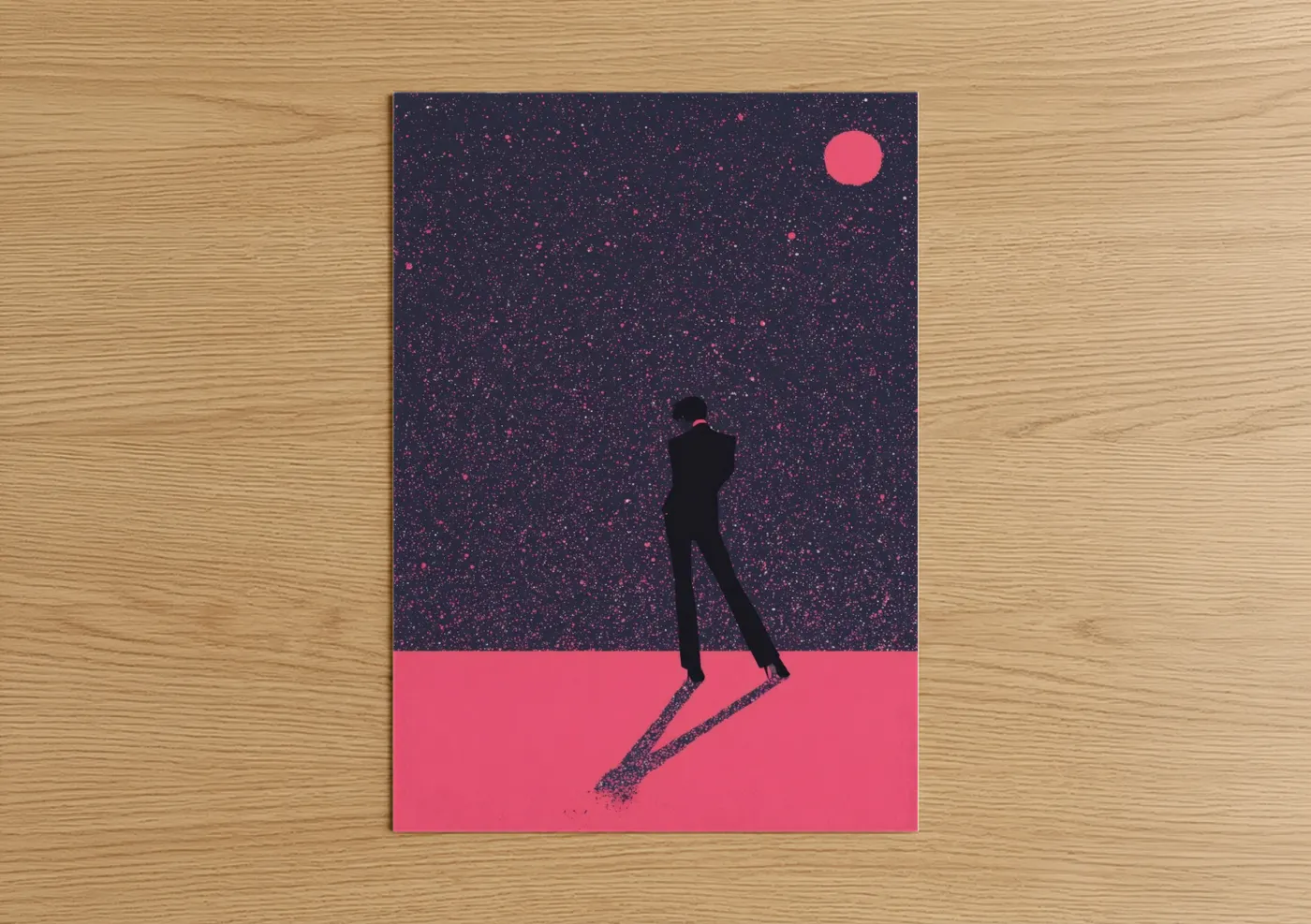 Cosmic Disco Leap Night Sky Wall Art