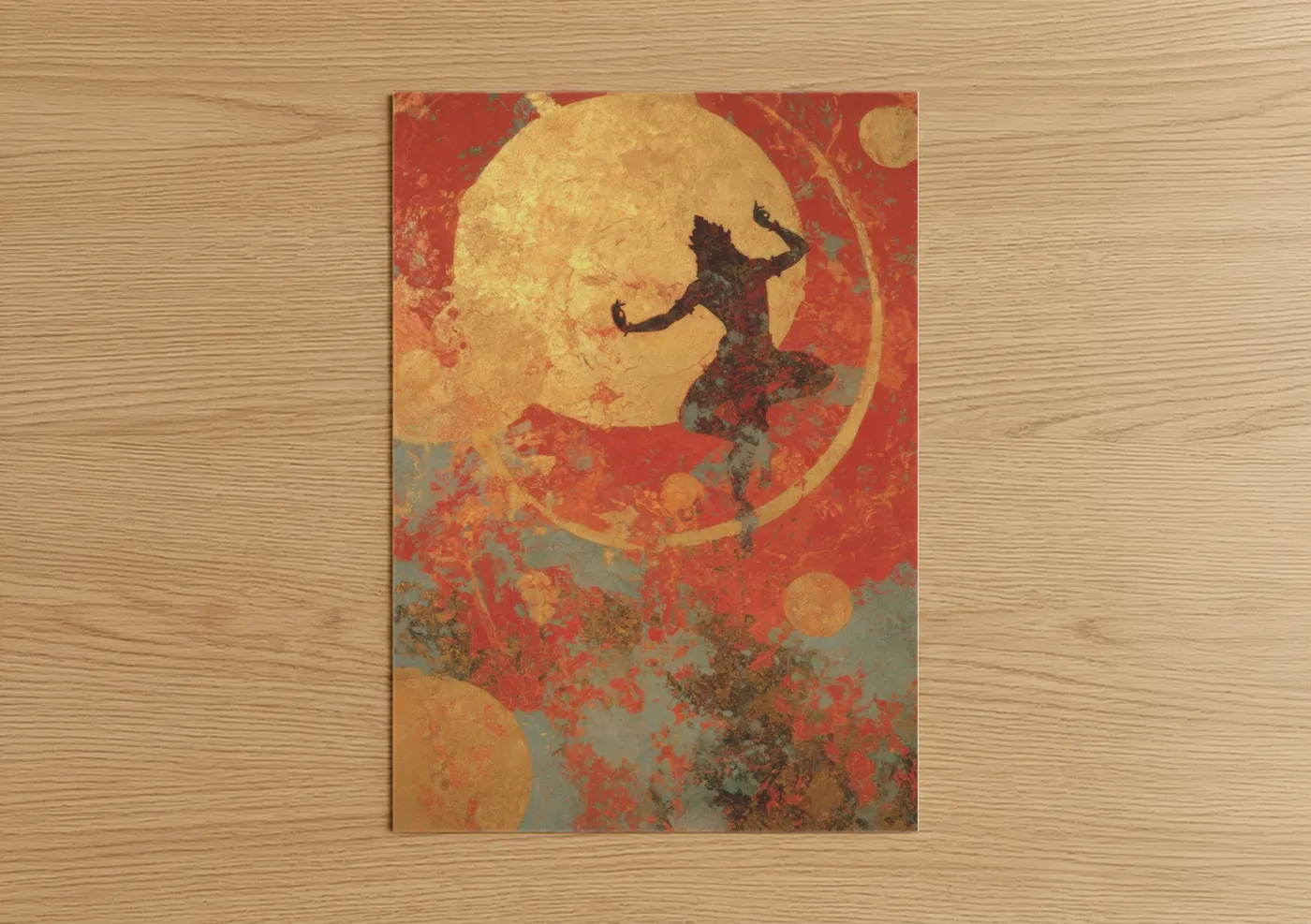 Celestial Dancer Hindu Holiday Wall Art