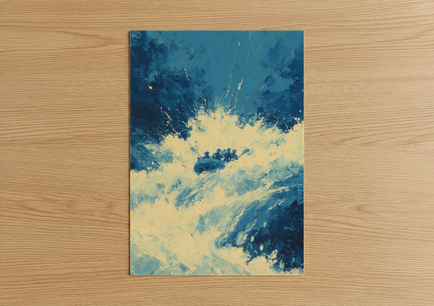 Whitewater Rafting Action Adventure Wall Art