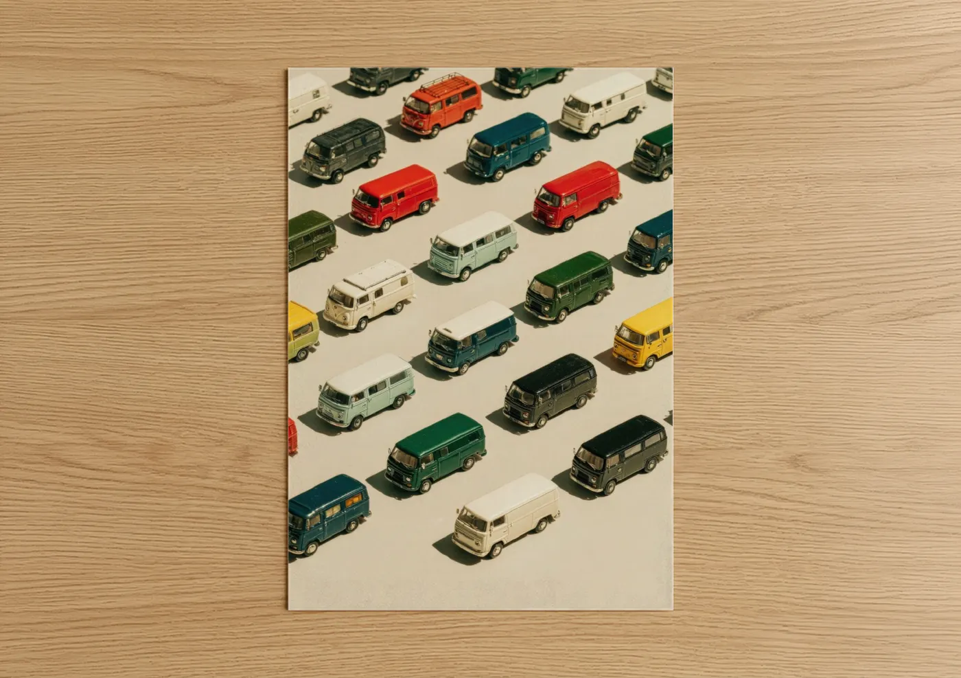 Vintage Van Collection Retro Toy Wall Art