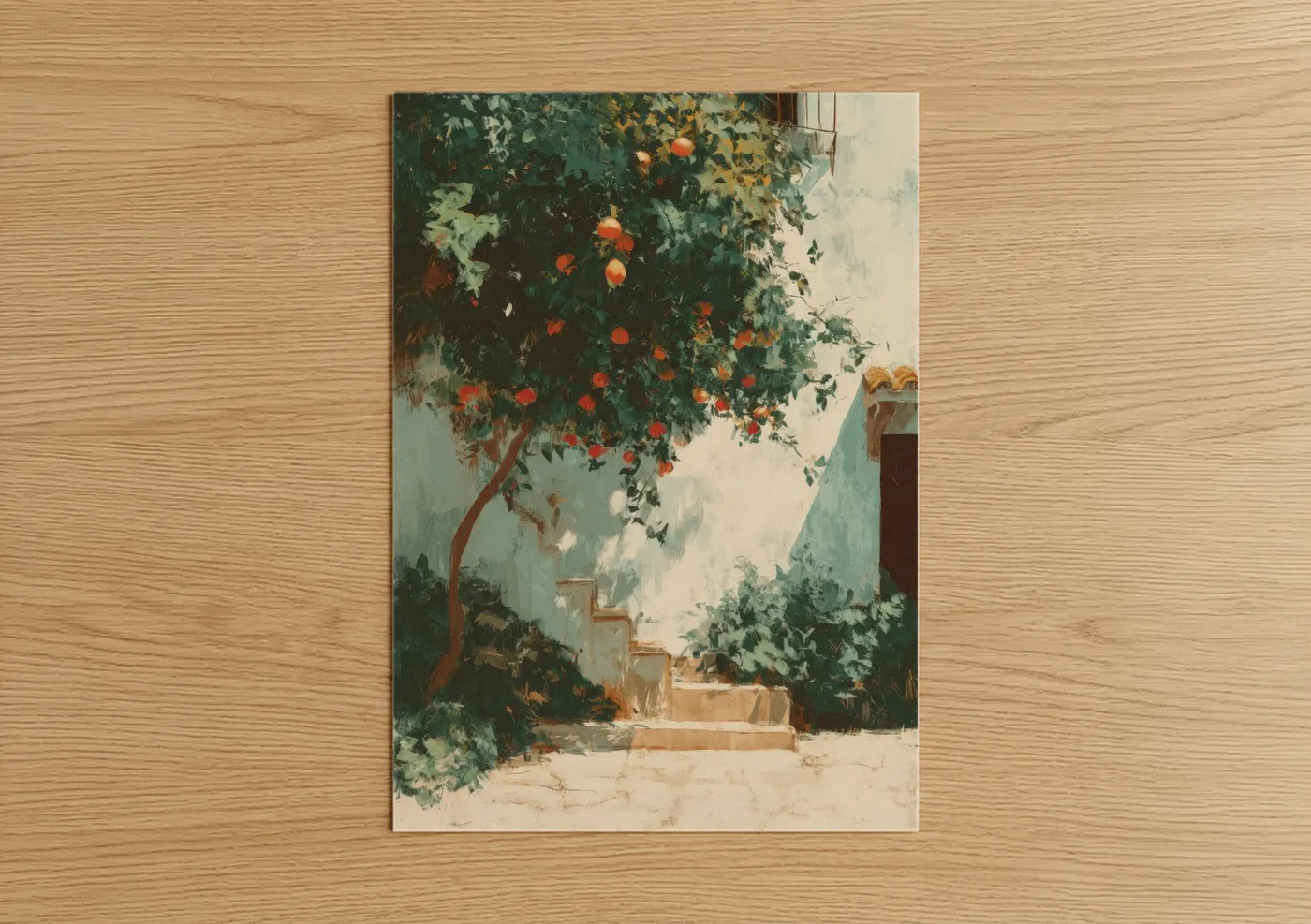 Citrus Courtyard Mediterranean Fruit Wall Art