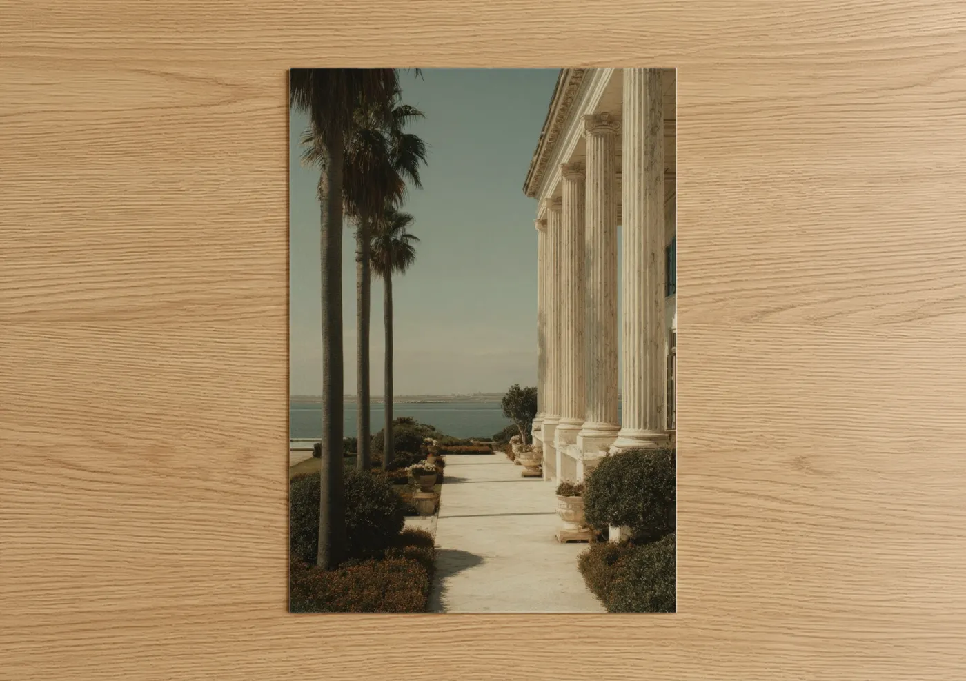 Coastal Paradise Island Waterfront View Wall Art