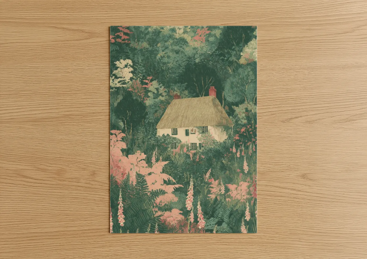 Cottage Garden Hideaway Botanical Wall Art