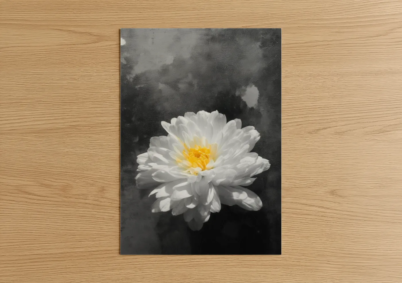 Golden Bloom Peony Black and White Wall Art