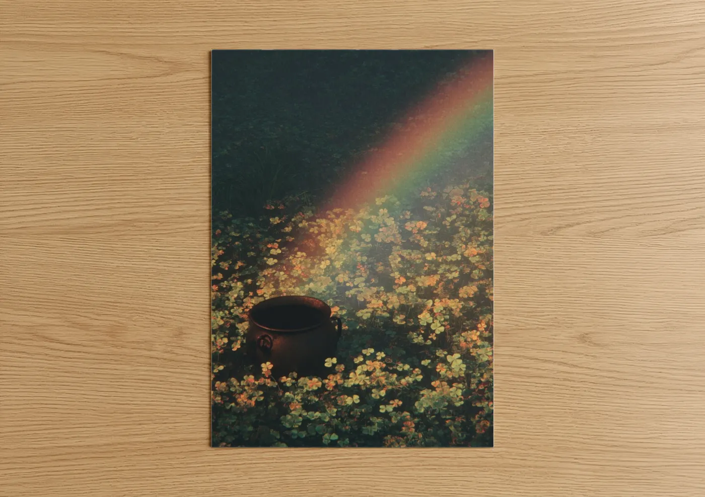 Magical Rainbow Cauldron Field Wall Art