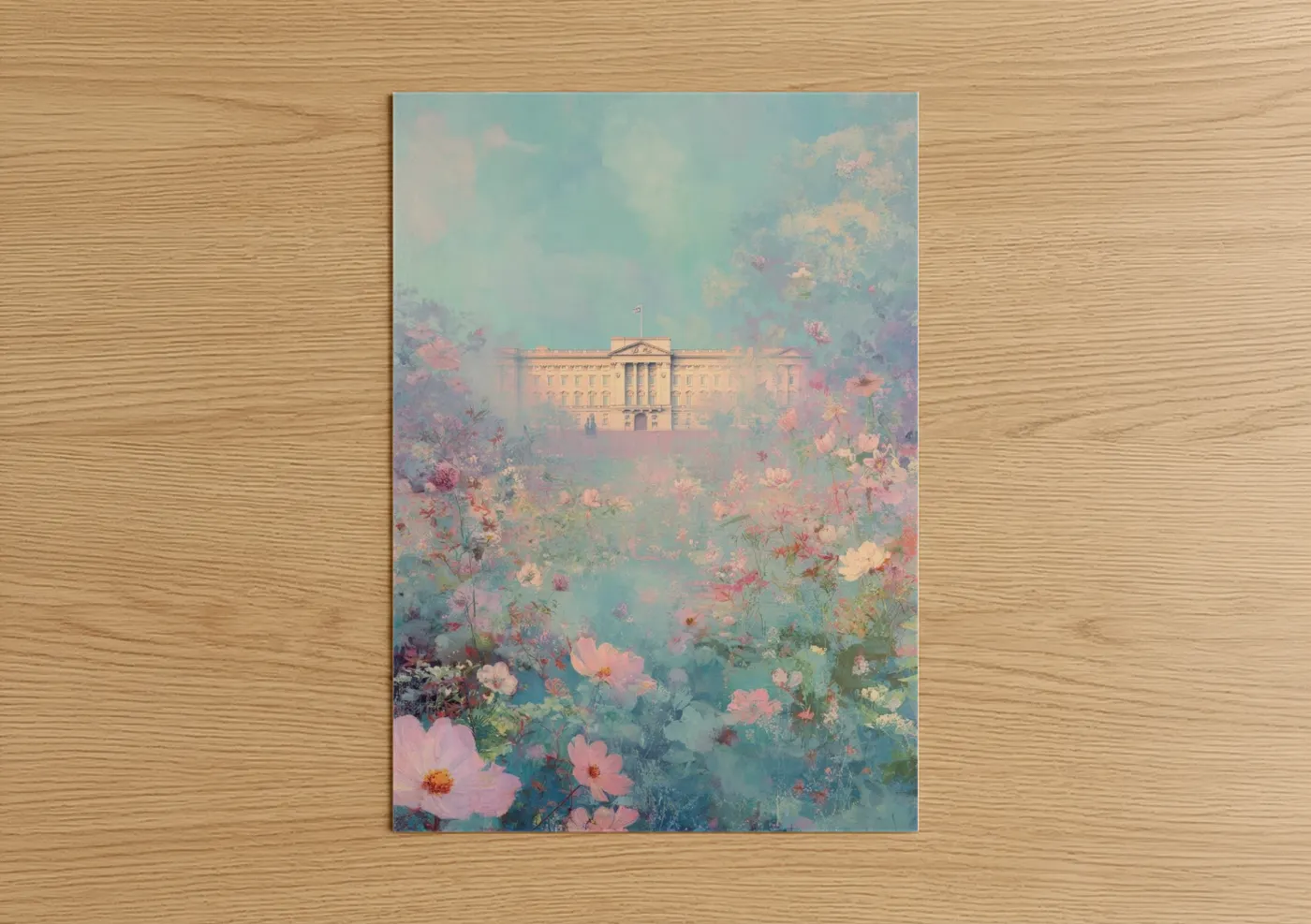 Buckingham Palace Floral Garden Wall Art