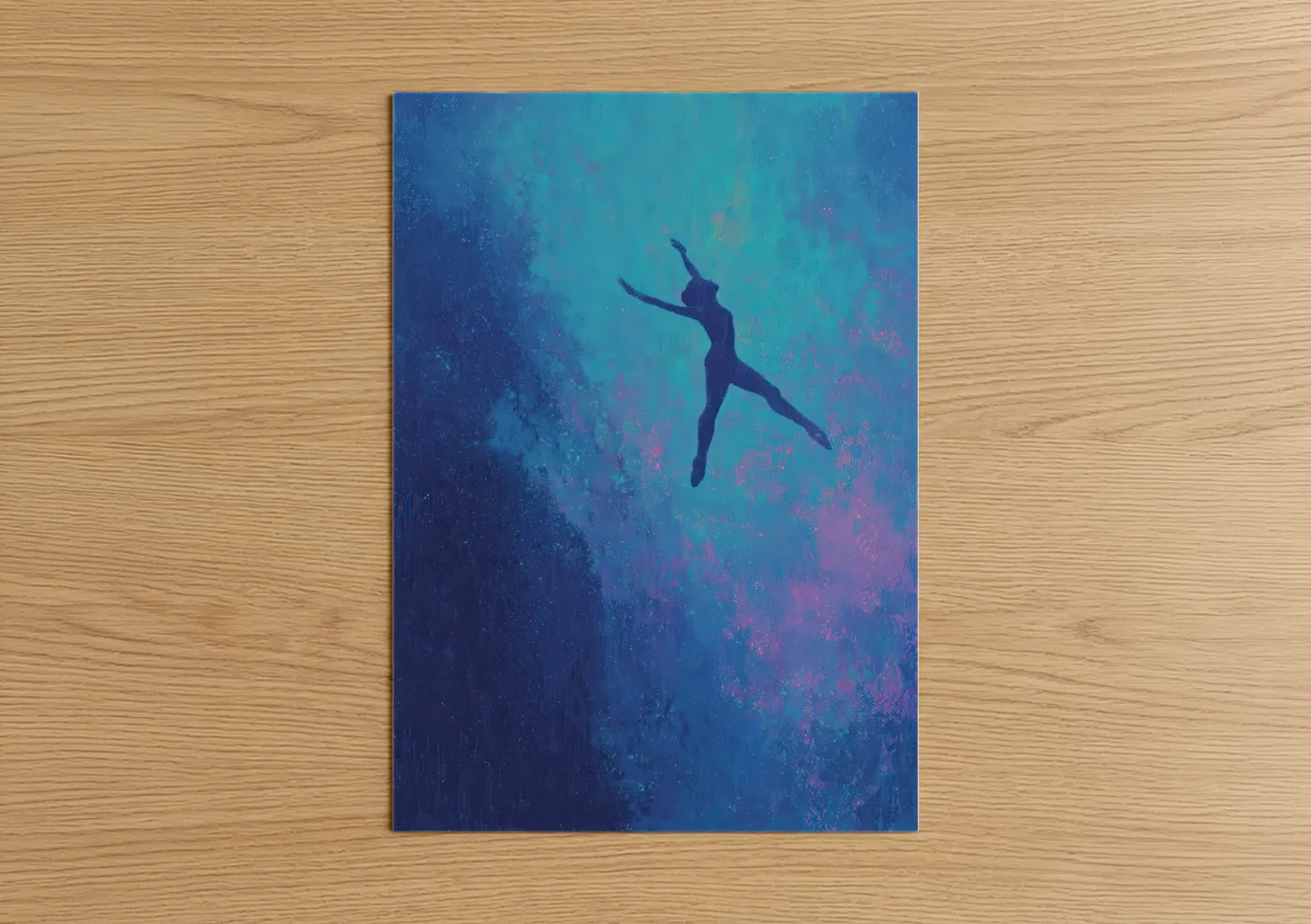 Graceful Leap Gymnastics Wall Art