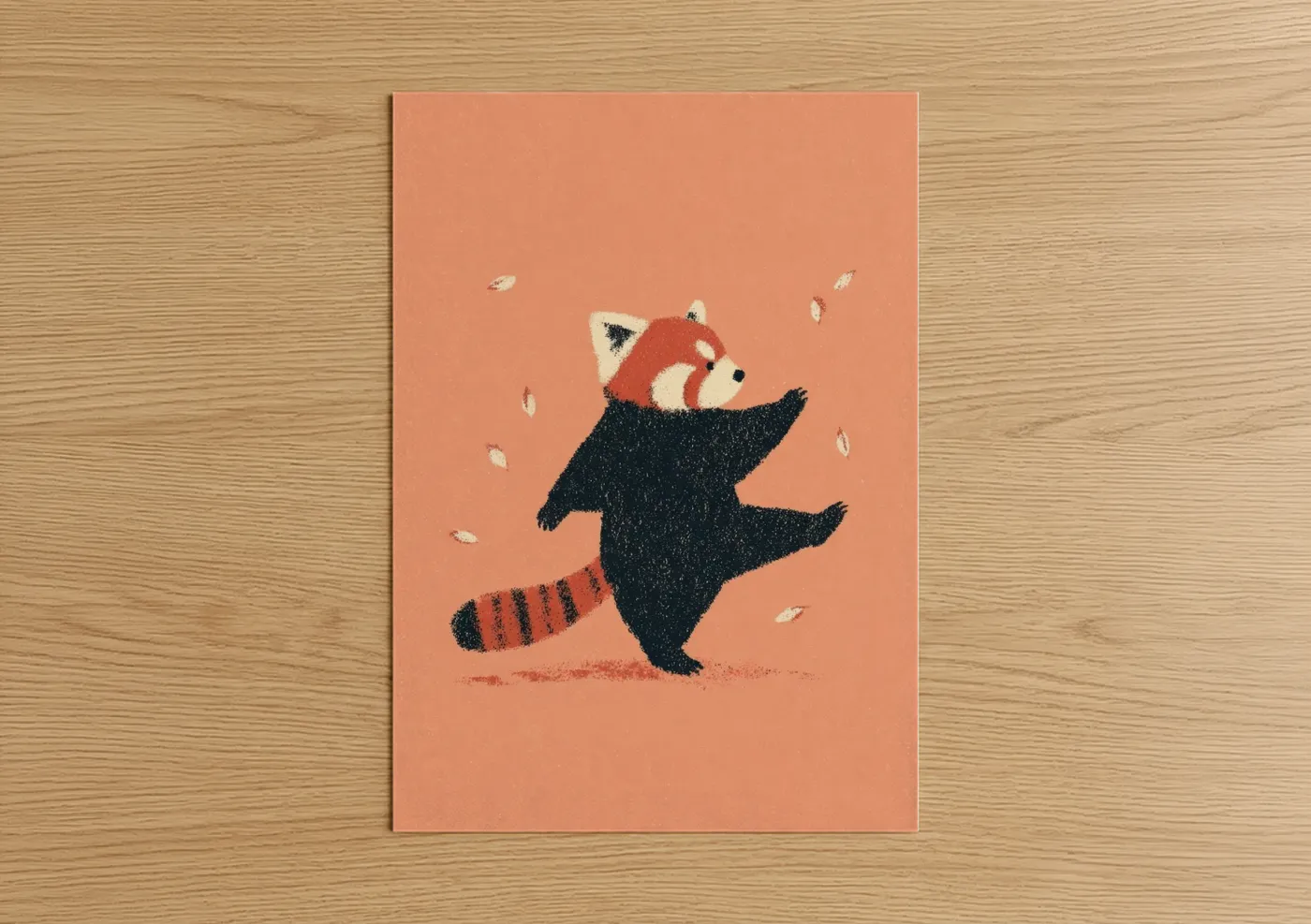 Red Panda Taekwondo Martial Arts Wall Art