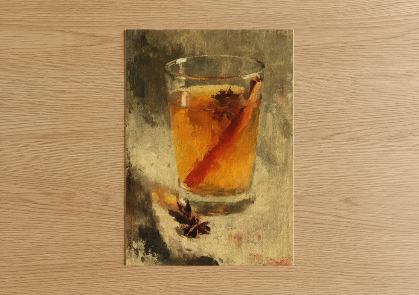 Spiced Iced Tea Beverage Still Life Wall Art