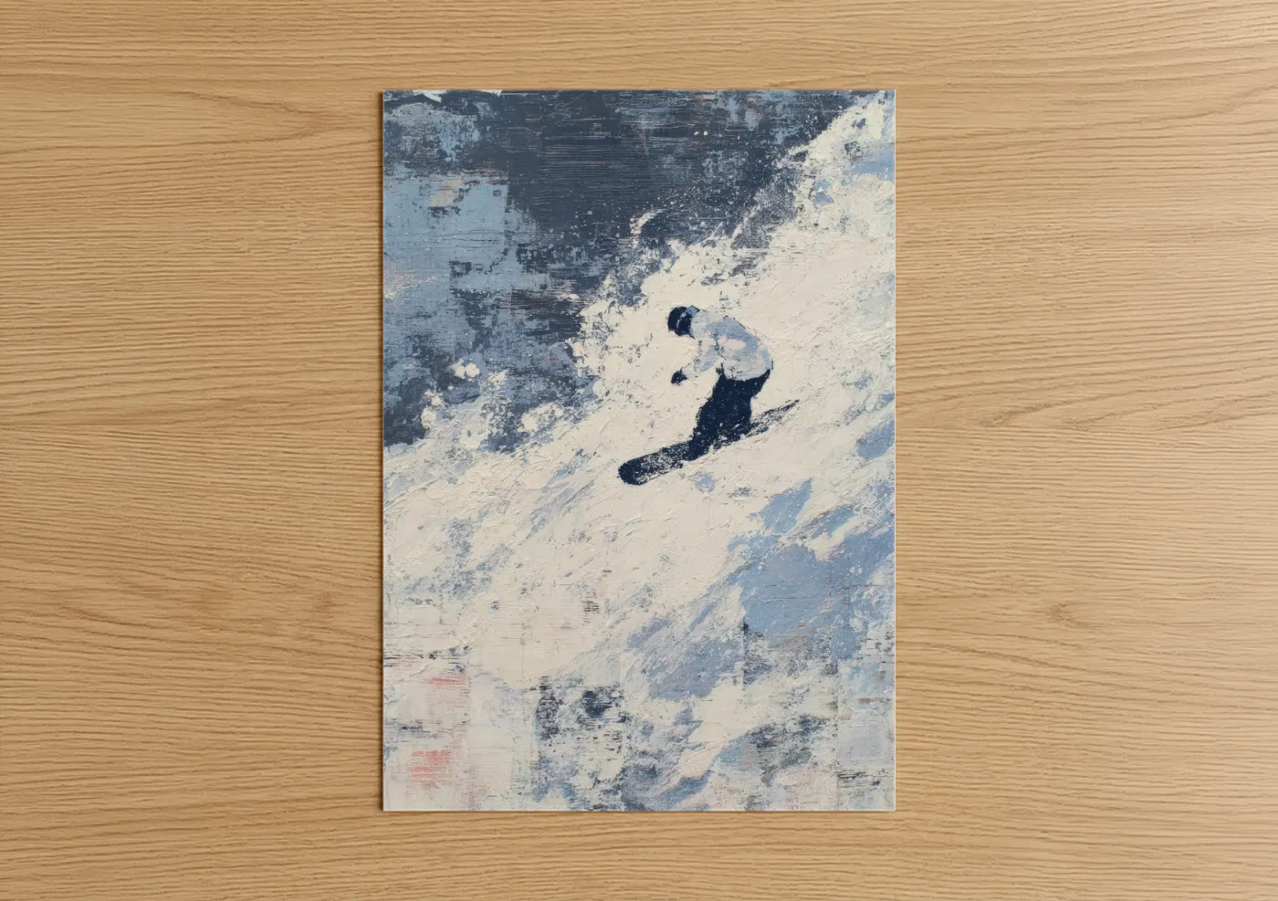 Alpine Snowboarder Winter Sport Wall Art