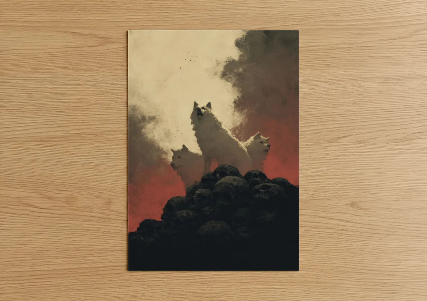 Mythical Cerberus Three-Headed Guardian Wall Art