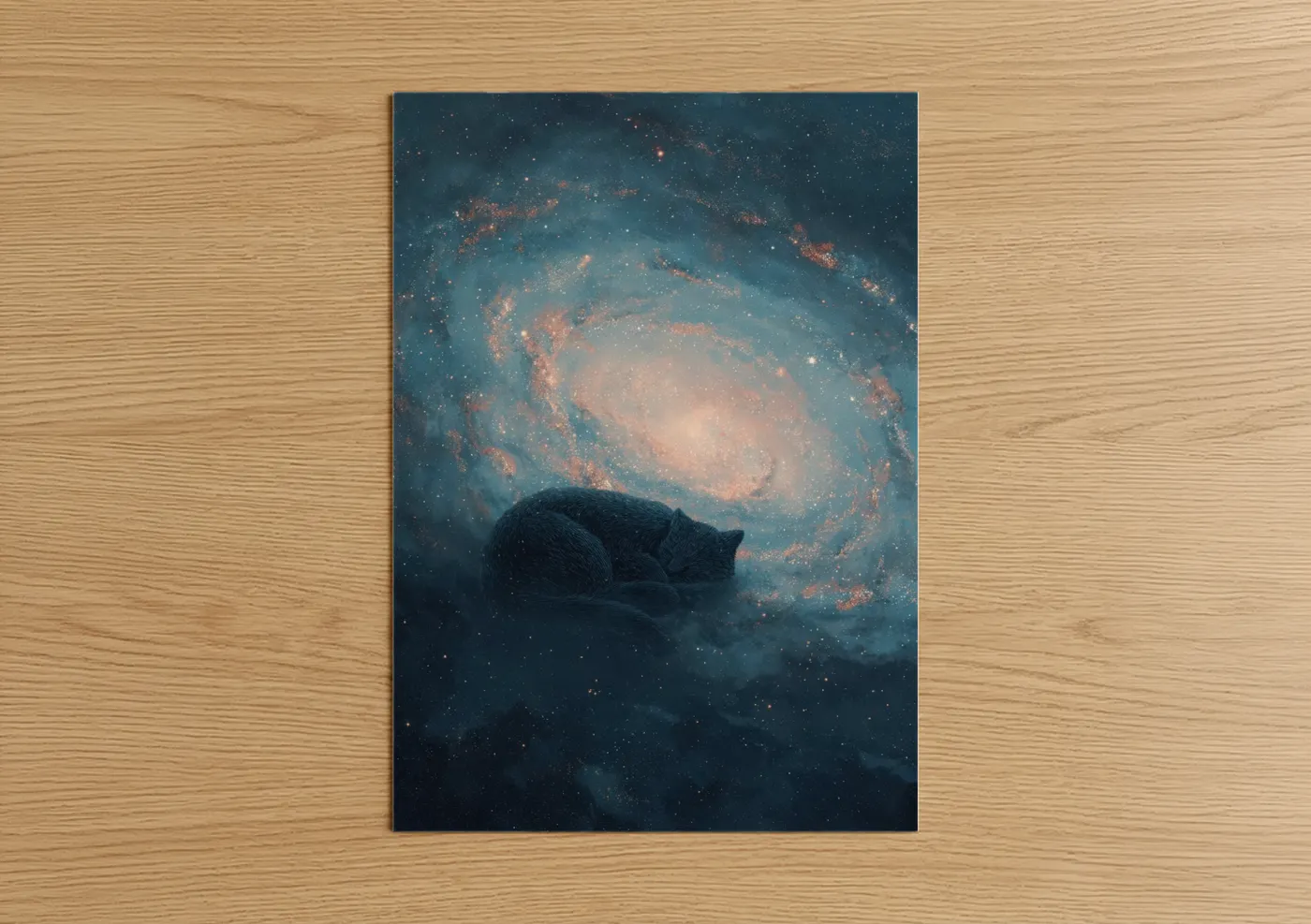 Sleeping Cat Galaxy Nebula Wall Art
