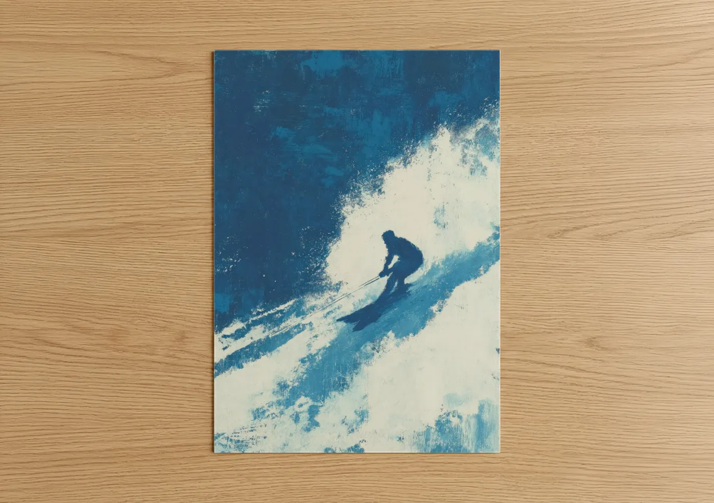 Dynamic Water Skiing Action Sport Wall Art