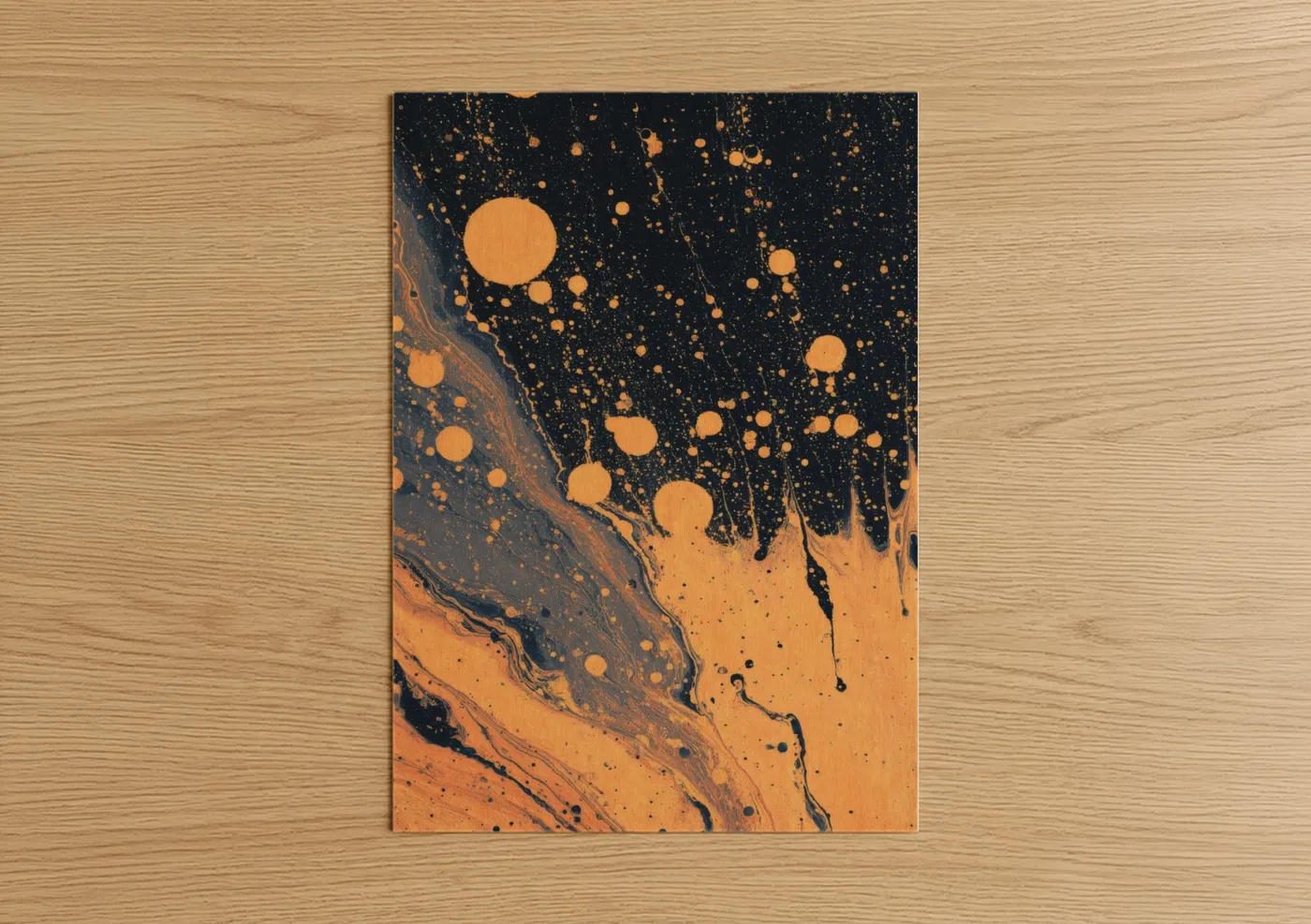 Abstract Supernova Explosion Wall Art