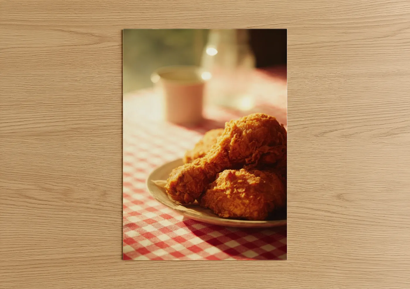 Golden Fried Chicken Crispy Comfort Food Wall Art