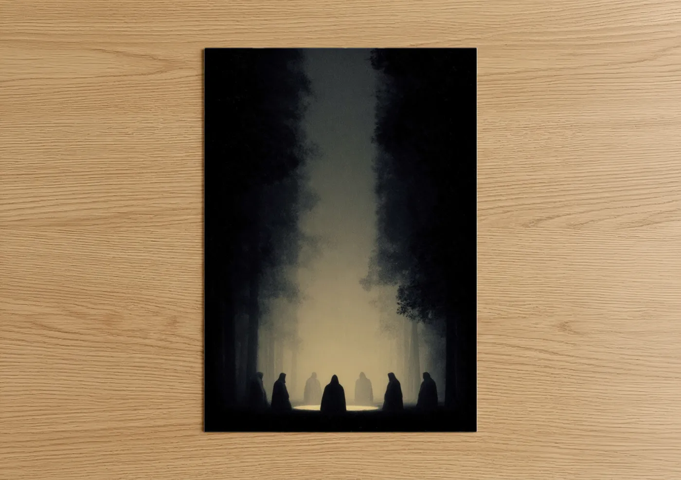 Mystical Gathering Wiccan Forest Wall Art