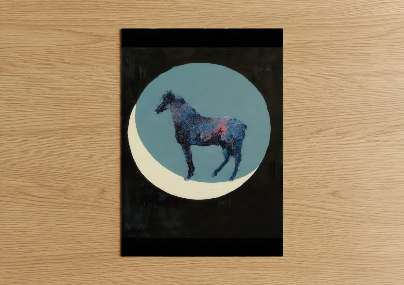 Cosmic Miniature Horse Galaxy Wall Art